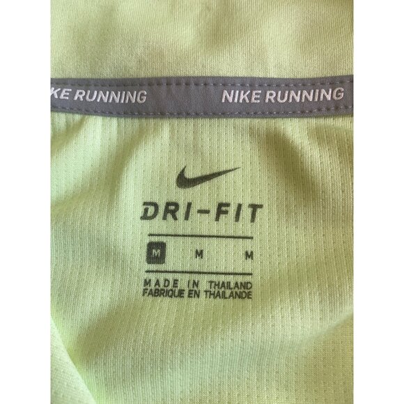 Nike Womens Top Medium Light Green Dri-Fit Running Pullover Half-Zip Athletisure - Picture 3 of 8